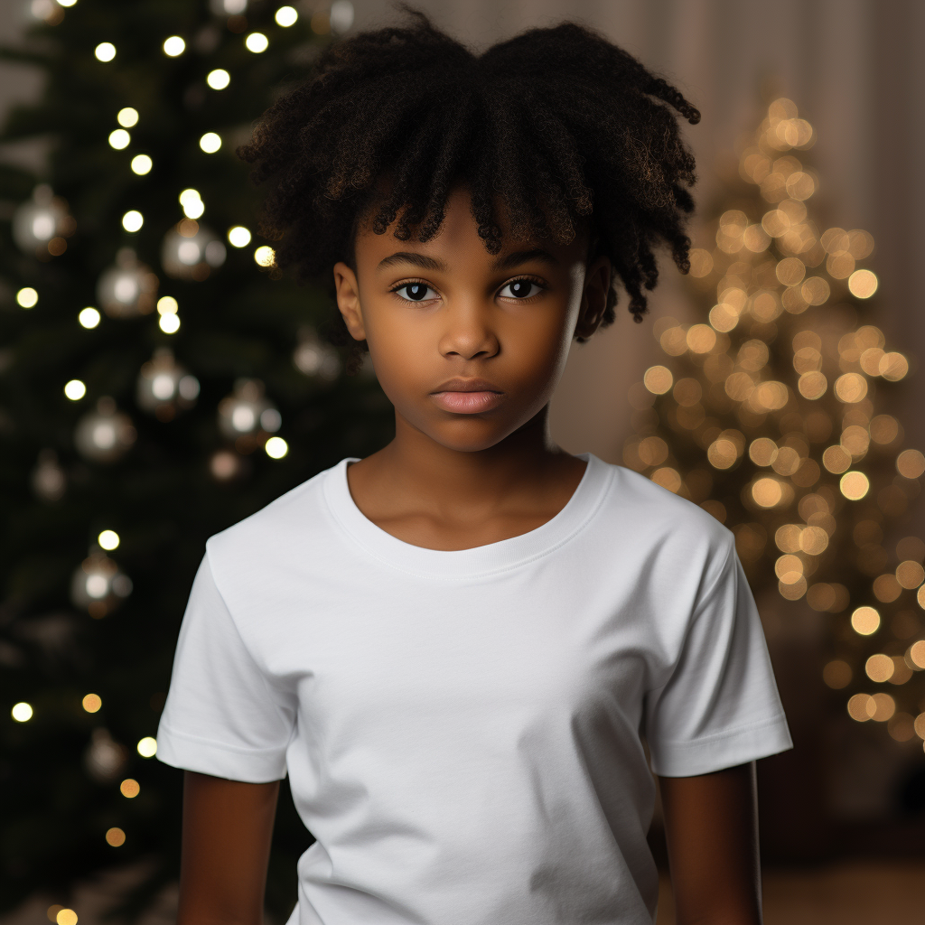 Christmas Themed TShirt Model Mockup Bundle