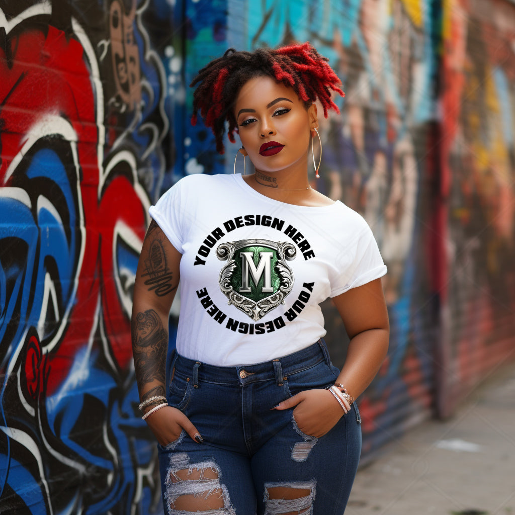 White TShirt Model Mockup