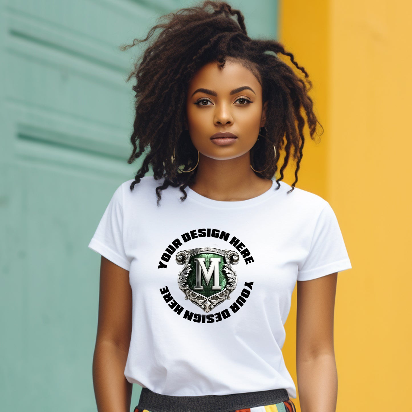 White TShirt Model Mockup