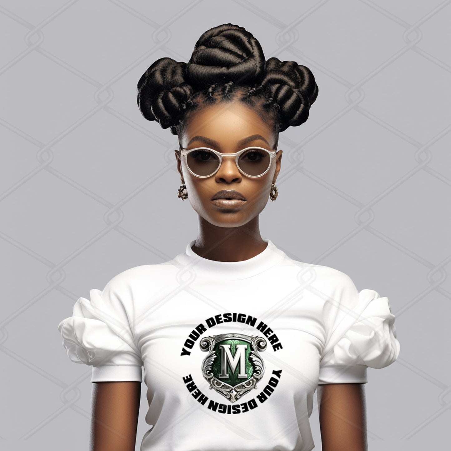 White TShirt Model Mockup
