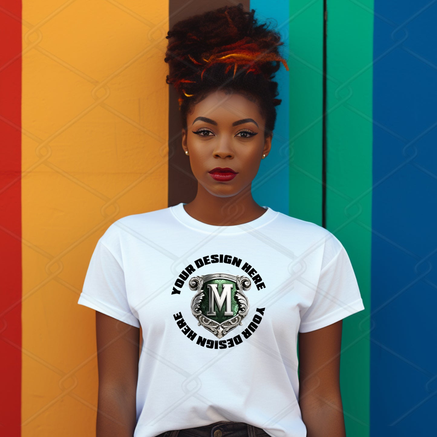 White TShirt Model Mockup