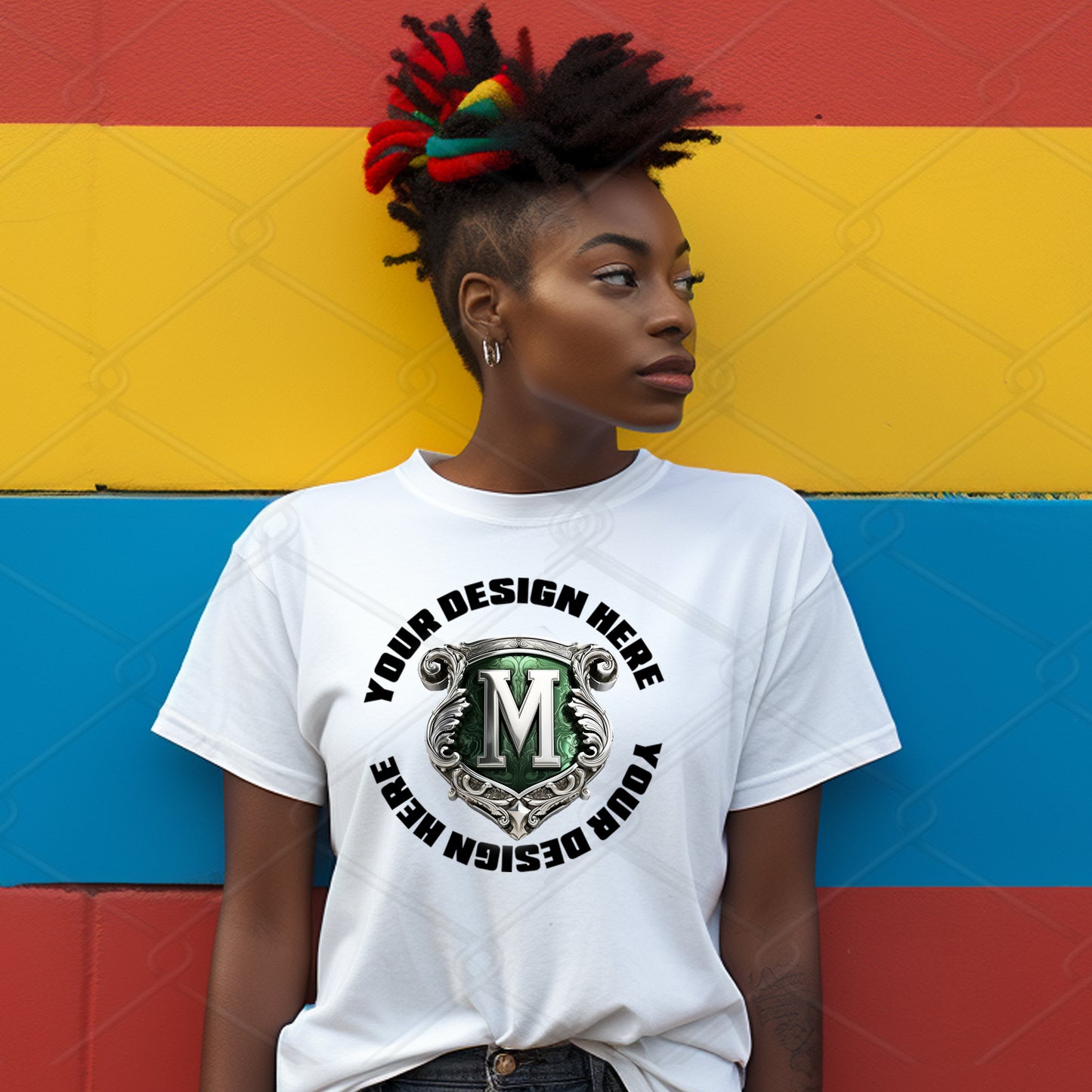 White TShirt Model Mockup