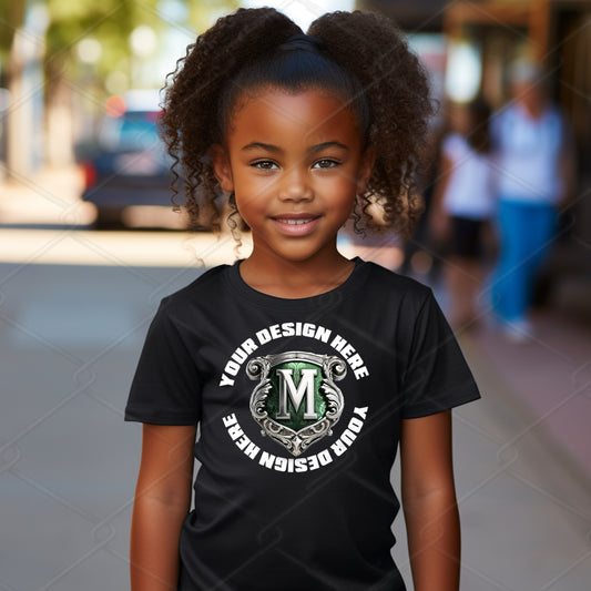 Black TShirt Model Mockup