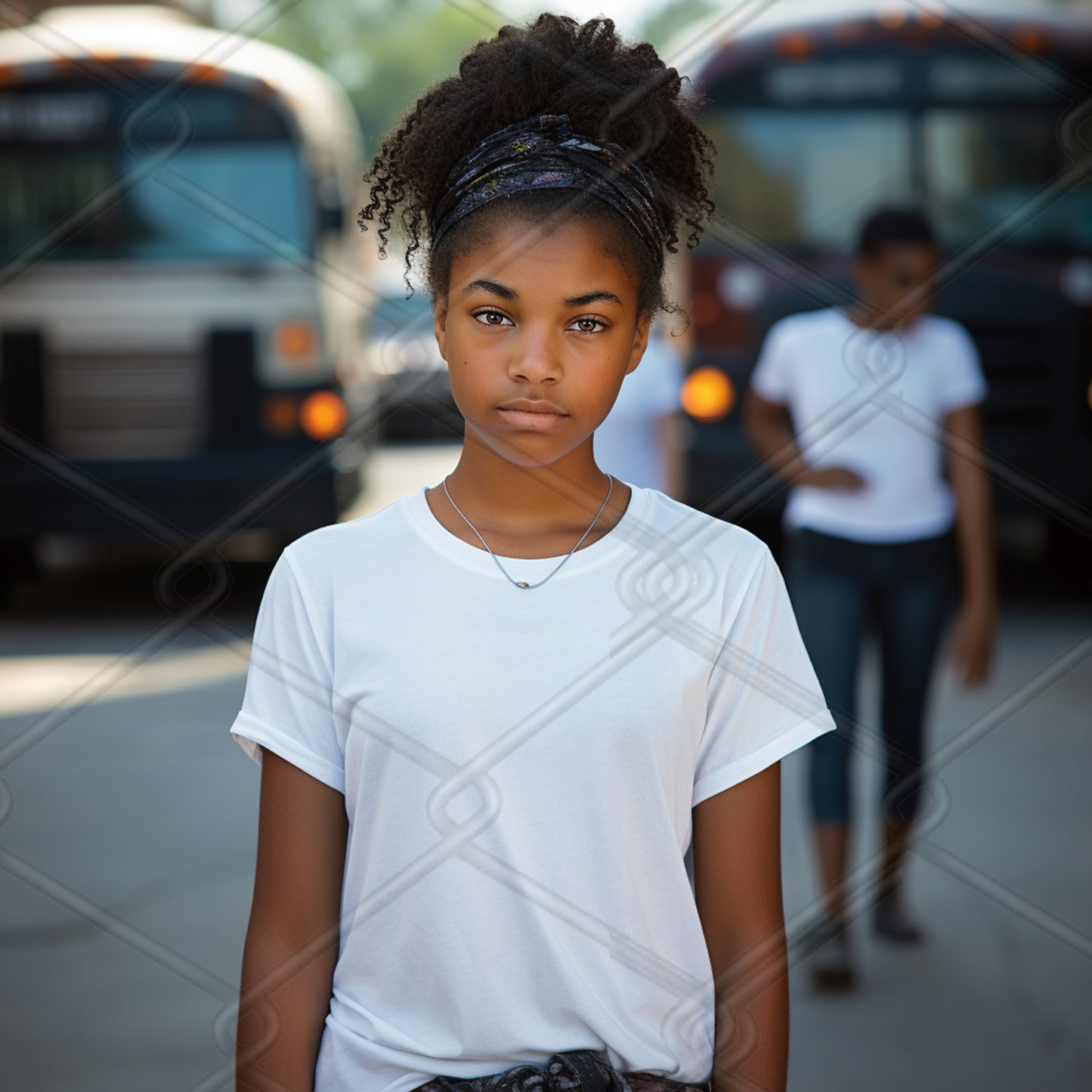 Girls TShirt Model Mockup