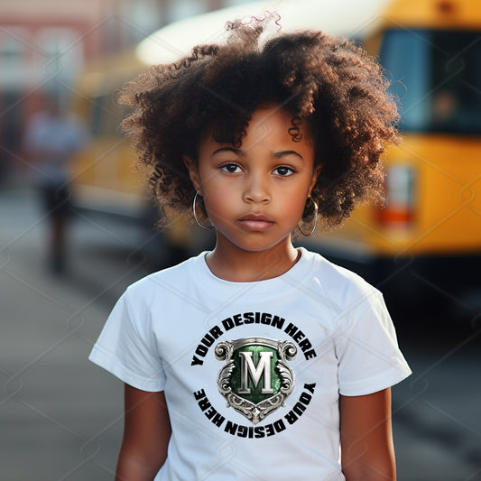 Girls TShirt Model Mockup