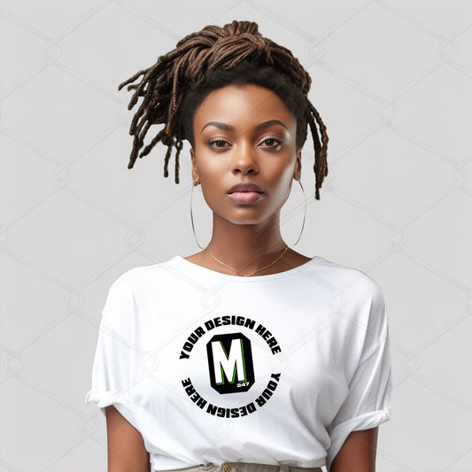 White TShirt Model Mockup