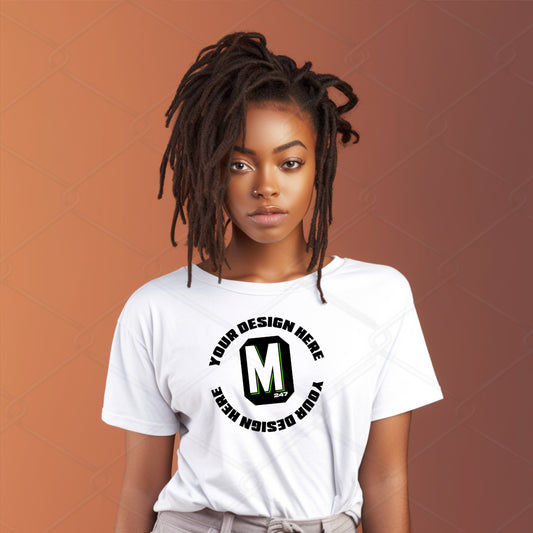 White TShirt Model Mockup