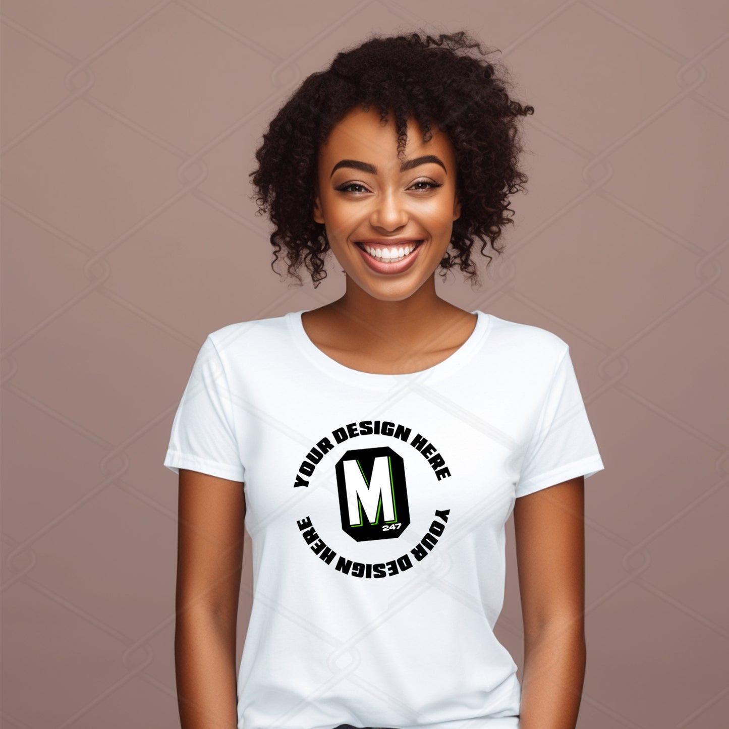 White TShirt Model Mockup