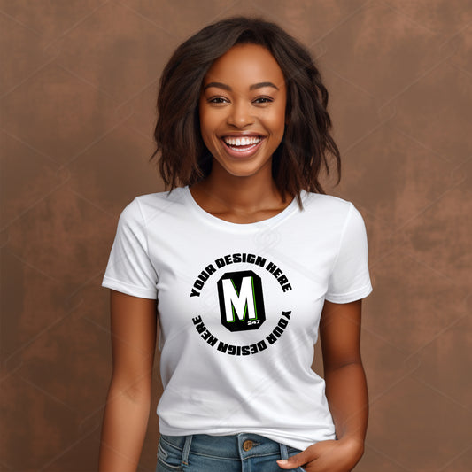 White TShirt Model Mockup