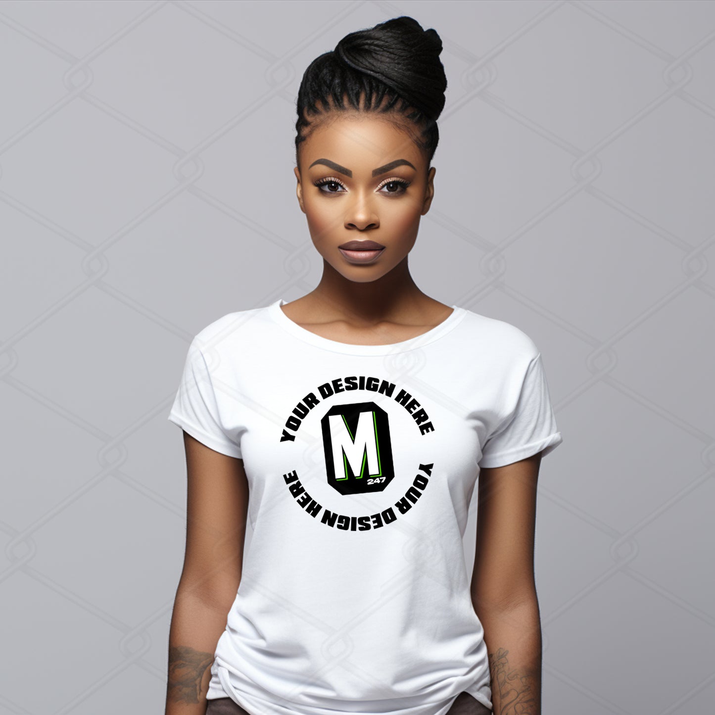 White TShirt Model Mockup