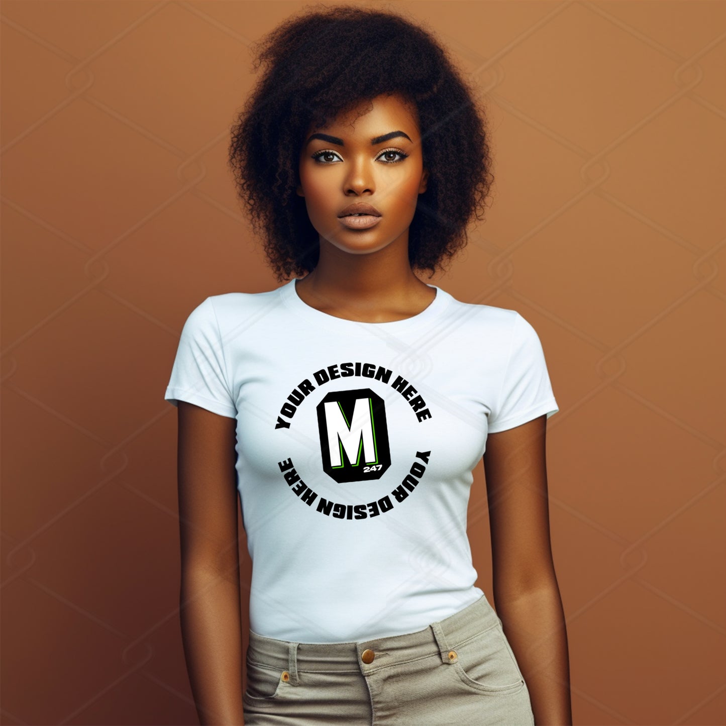 White TShirt Model Mockup