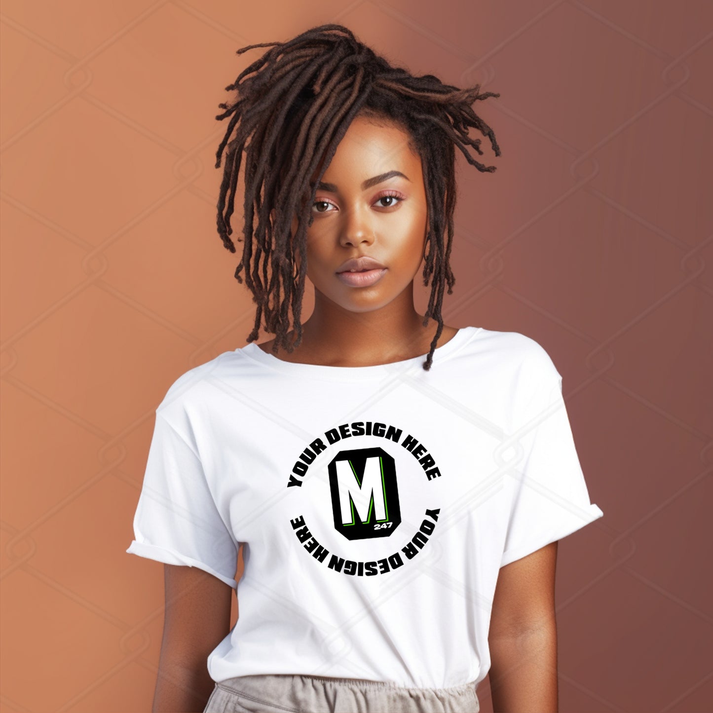 White TShirt Model Mockup