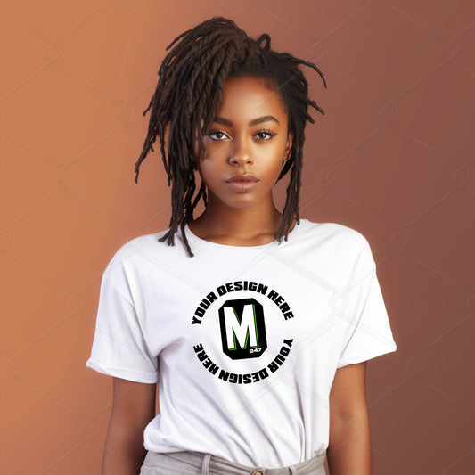 White TShirt Model Mockup