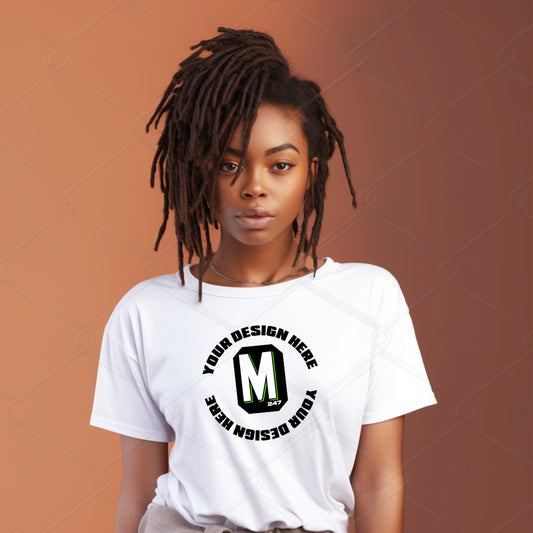 White TShirt Model Mockup