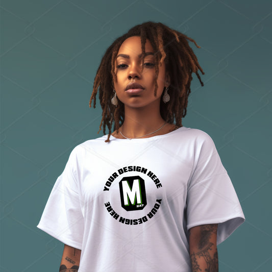 White TShirt Model Mockup