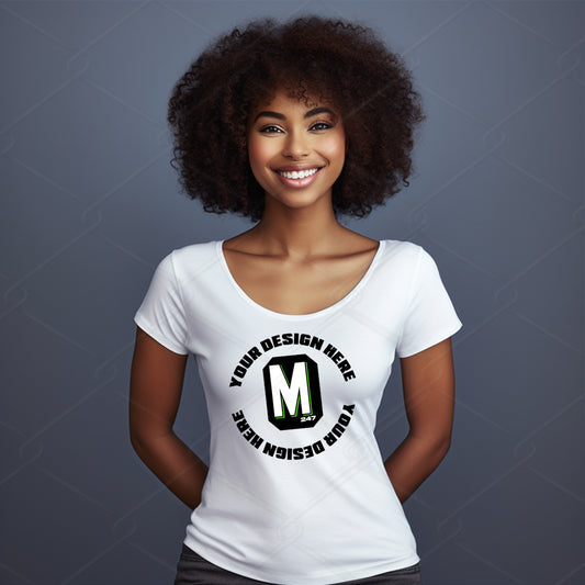 White TShirt Model Mockup